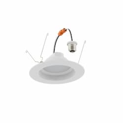 5/6-in 8W LED Downlight, Smooth, E26, 700 lm, 120V, 4000K