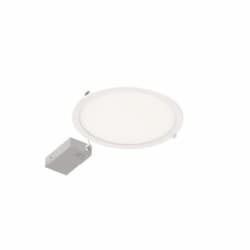 6-in 10W Round Microdisk, 800 lm, 120V, Selectable CCT, White