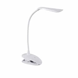 LEDVANCE Sylvania 1W LED Desk Lamp w/ Clip, Portable, 70 lm, 3000K, White