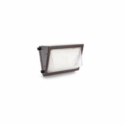 50W LED Semi Cut-Off Wall Pack w/ Battery Backup, 175W MH Retrofit, 5500lm, 4000K, Bronze