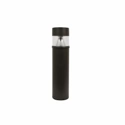 3-ft 18W LED Bollard w/ Backup, Flat Top, 50W MH Retrofit, 2035 lm, 5000K, Bronze