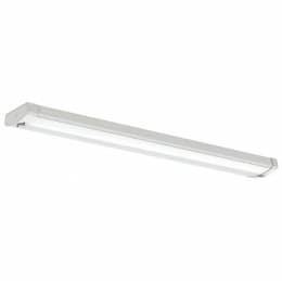 4-ft 48W LED Wrap Light, Linkable, 5500 lm, 120V-277V, 4000K, White