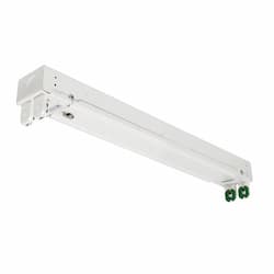 2-ft LED T8 Ready Shop Light, 2-Lamp, Dual-Ended