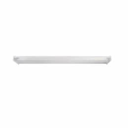 4-ft T8 Ready LED Wrap Light Fixture, 2-Lamp, Dual-End