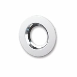 4-in Trim Ring for RT4 Downlight Kit, Satin Nickel Trim & Satin Nickel Reflector