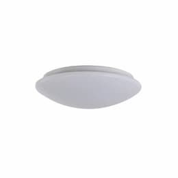 14-in 25W LED Flush Mount Light Fixture, 100W Inc. Retrofit, Dim, 1500 lm, 2700K