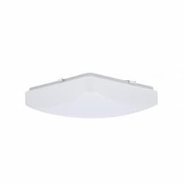 11" Square 17.5W LED Flush Mount Light, 0-10V Dimmable, 1200 lm, 120V, 4000K