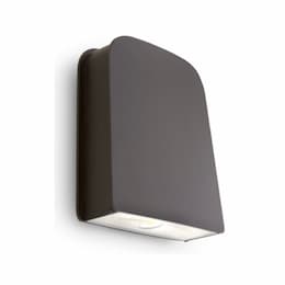 13W LED Full Cut-Off Wall Pack w/ Photocell, 120V, 5000K, Bronze