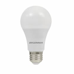 9W LED A19 Bulb, Dimmable, E26, 800 lm, 120V, 2700K, Frosted