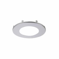 Trim Ring for 4-in MICRODISK LED Downlight, Satin Nickel