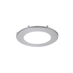 Trim Ring for 6-in MICRODISK LED Downlight, Satin Nickel