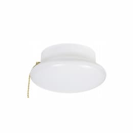 7" 15W Ceiling Light for E26 Base w/ Pull Chain, 100W Inc. Retrofit, Dim, 1200 lm, 2700K