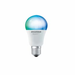 10.5W Smart LED A19 Bulb, Bluetooth Compatible, Dim, E26, 120V, 2700K-6500K