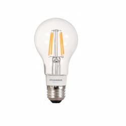 6.5W Smart A19 Filament Bulb, Bluetooth Compatible, Dim, E26, 600 lm, 2700K