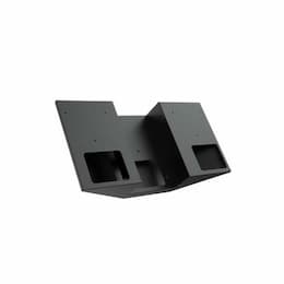 Side by Side Mounting Plate for EV Charging Station, Black