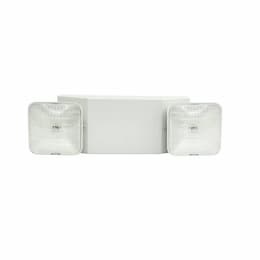 10.8W LED Emergency Light, Square Head, 120V-277V, White