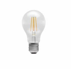 4.5W LED A19 Bulb, Dimmable, E26, 425 lm, 120V, 2200K, Clear