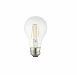 10.5W LED A19 Bulb, Dimmable, E26, 1100 lm, 120V, 3000K, Clear