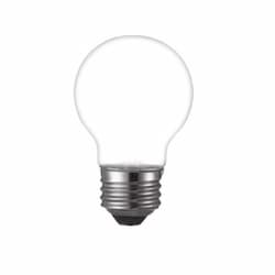 4W LED G16 Bulb, Dimmable, E26, 350 lm, 120V, 2400K, Frosted