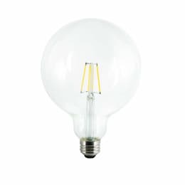 4.5W LED G40 Bulb, Dimmable, E26, 450 lm, 120V, 5000K, Clear