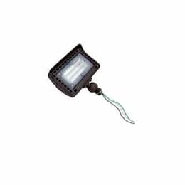 50W LED Flood Light w/ Knuckle Mount, 6250 lm, 120V-277V, 5000K, Bronze