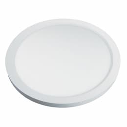 9-in 18W LED Flush Mount, Round, 1185 lm, 120V, Selectable CCT, White