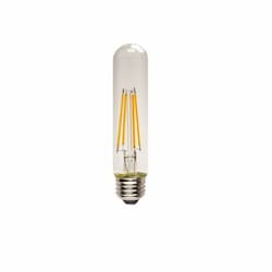 5W LED T10 Filament Bulb, Dimmable, 40W Inc. Retrofit, 450 lm, 2700K, Frosted