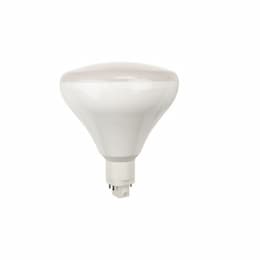 19W LED BR40 Bulb, Plug and Play, 0-10V Dimmable, G24q, 2350 lm, 120V-277V, 2700K