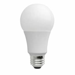 6W LED A19 Bulb, Omnidirectional, 0-10V Dim, E26, 480 lm, 3000K