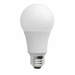 6W LED A19 Bulb, Omnidirectional, 0-10V Dim, E26, 525 lm, 5000K