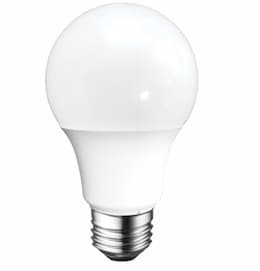 9W LED A19 Bulb, Dimmable, E26 Base, 120V, 2700K