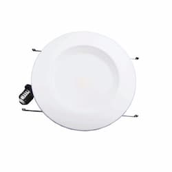 4-in 9.5W LED Recessed Downlight, E26, 750 lm, 120V, 2700K, White