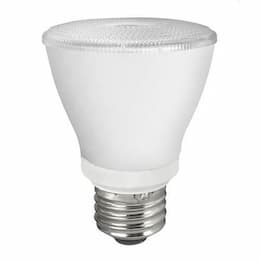 10W PAR20 Bulb, 2700K, Narrow Flood, White, Dimmable