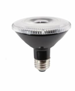 12 PAR30 Bulb, 2700K, Short Neck, Spot, Black, Dimmable