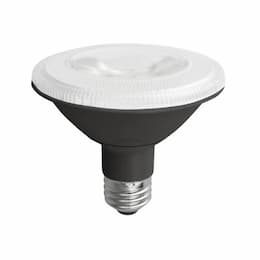 10W LED PAR30 Bulb, Short Neck, Dimmable, 850 lm, 3000K, Black