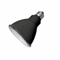 12 PAR30 Bulb, Standard Flood, Black, Dimmable