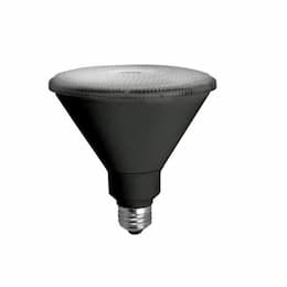 17W LED PAR38 Bulb, Flood, Dimmable, 1200 lm, 3500K, Black