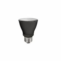 8 PAR 20 Bulb, 3000K, Narrow Flood, Dimmable, Black