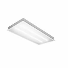 80W 2X4 Universal LED Troffer, 6800 Lumens, 5000K