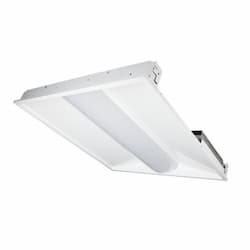 TCP Lighting 23W 2X2 LED Volumetric Troffer w/ Backup, Dimmable, 2600 lm, 3500K