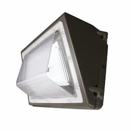 TCP Lighting 55W Semi Cut-Off LED Wall Pack w/ Photocell, 6900 lm, 120V-277V, 5000K, Bronze