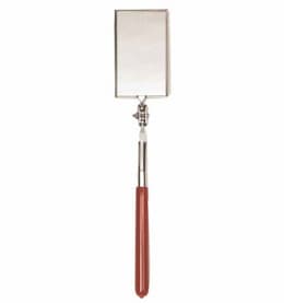 Square Telescopic 27.5" Glass Antenna Mirror w/ Vinyl Grip