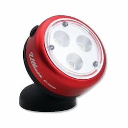 Small LED Rotating Magnetic Work Light, 3 Lights