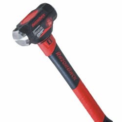 4 lb. Engineer Hammer w/Fiberglass Handle, Red/Black