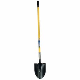 47" Round Point Shovel with Fiberglass Handle