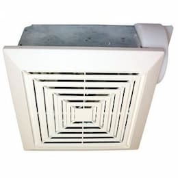 Bathroom Exhaust Fan w/ Custom-Designed Motor, 125 Sq. Ft, 110 CFM