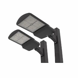 ILP Lighting Area Light w/ Wall Mount, Up to 28000 lm, T3, 347V-480V, 5000K, Bronze