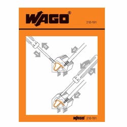 Operating Instruction Stickers, PCB Terminal Blocks, 236 Series