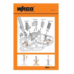 Operating Instruction Stickers for 282-811 Terminal Block