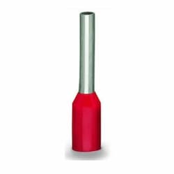 Insulated Ferrule Sleeve, 0.39-in, 1 mm/ 18 AWG, Red